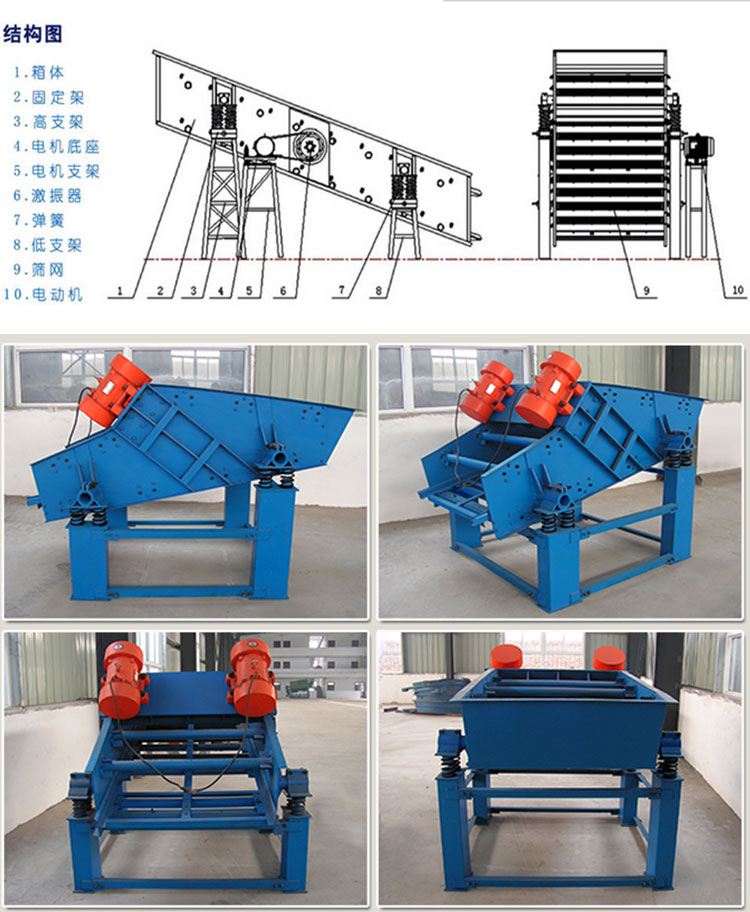 ZSG重型振动筛结构图